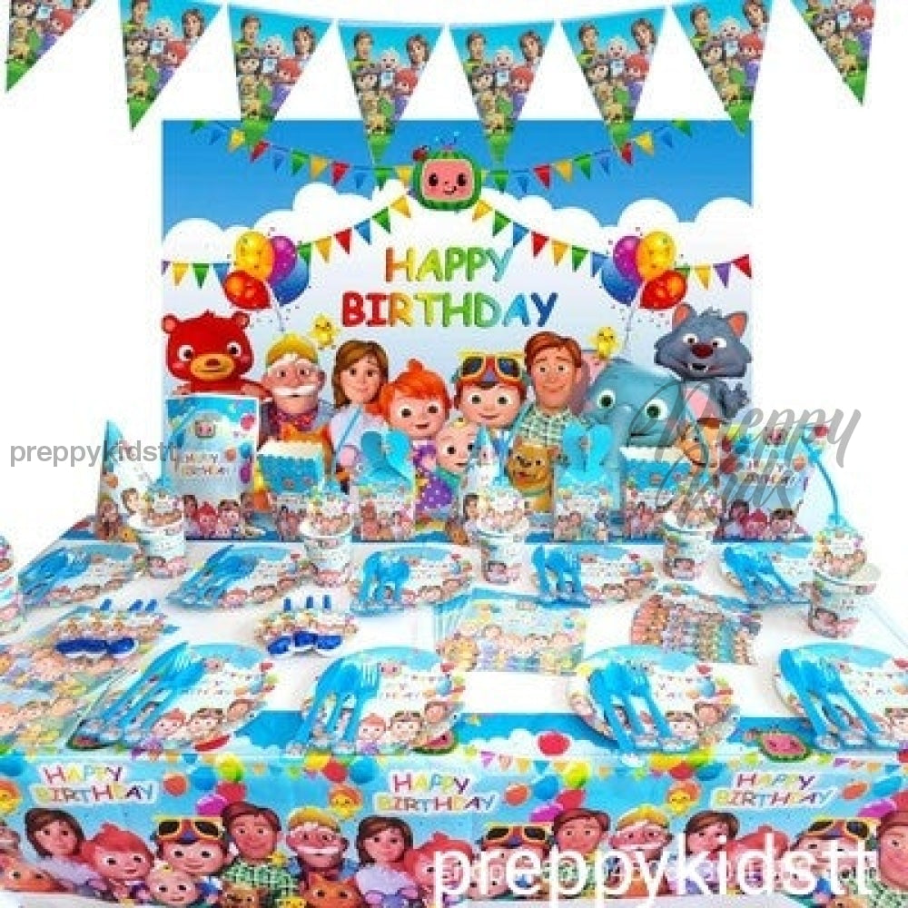 Cocomelon Ultimate Party Decorations With Backdrop