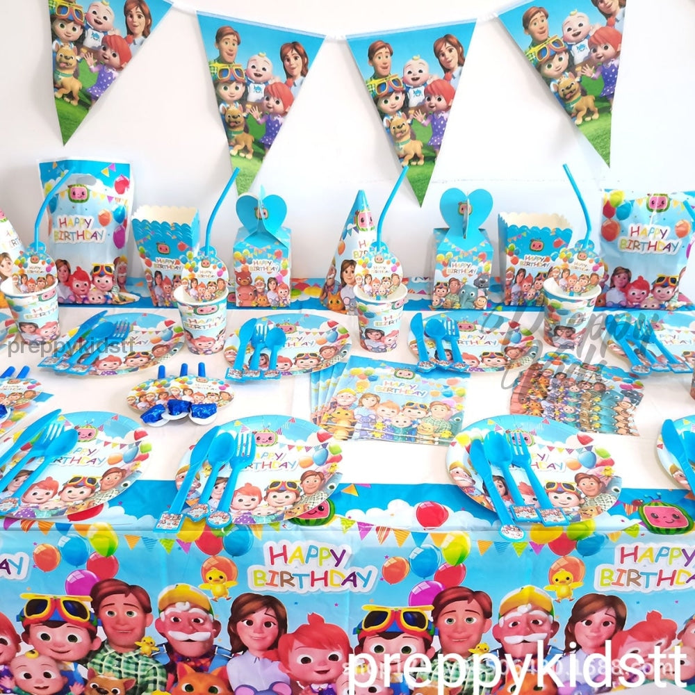 Cocomelon Ultimate Party Decorations With Backdrop