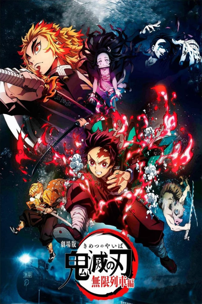 Demon Slayer Anime Poster Bts