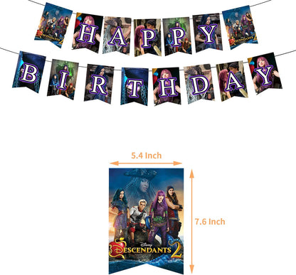 Descendants Party Decorations package