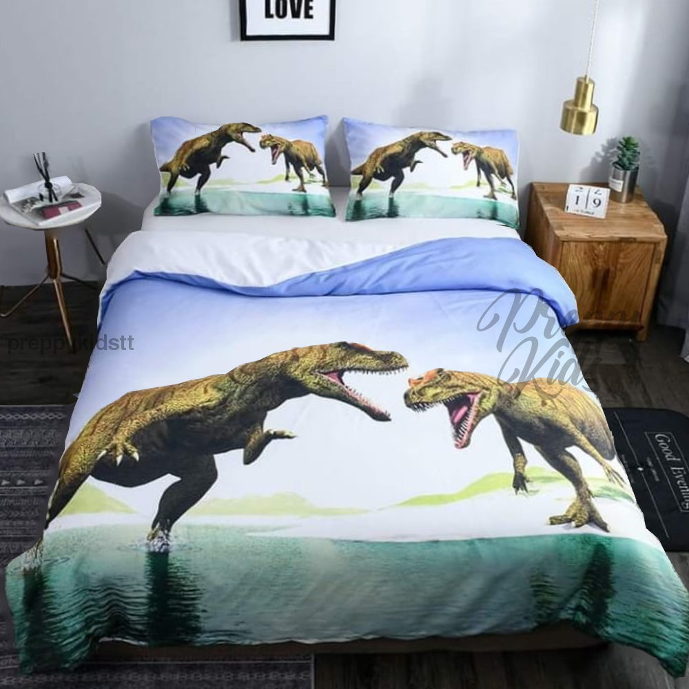 Dinosaur 3Pc Comforter Set Bed Sets