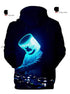 Dj Marshmello Turntables Hoodie 130Cm 3D Hoodies