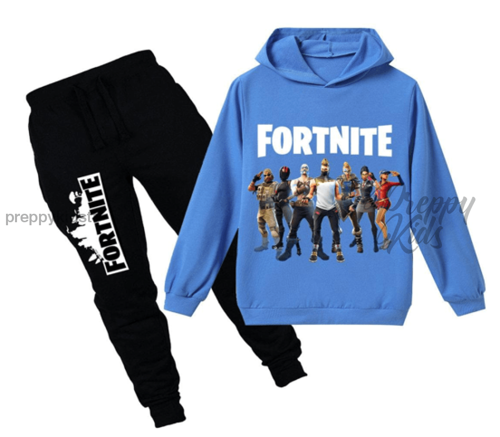 Drift &amp; Crew Fortnite Blue Track Suits