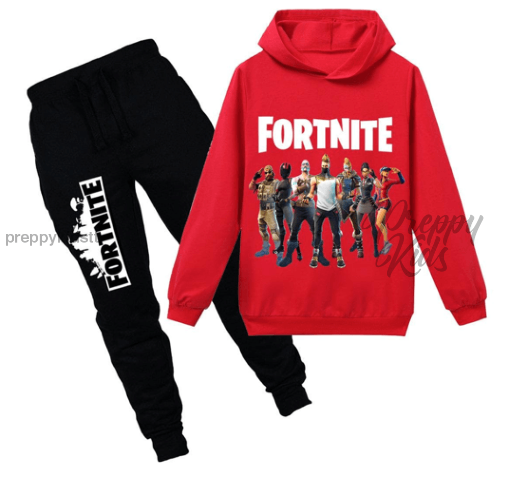 Drift & Crew Fortnite Red Track Suits