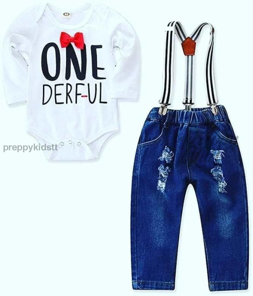 First Birthday Boy Outfit (One Derful) Outfits