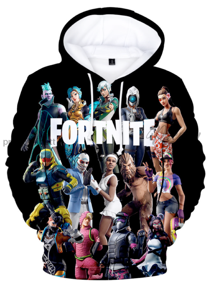 Fortnite 3D All Star Hoodie Crew Hoodies