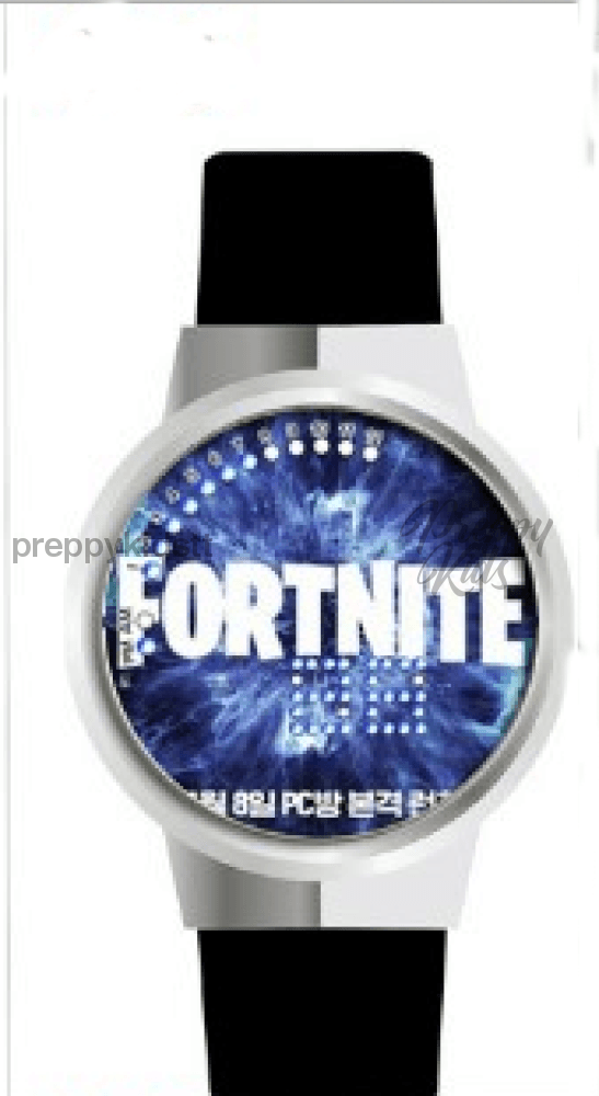 Fortnite Blue Fusion Led Watch With Luminous Feature