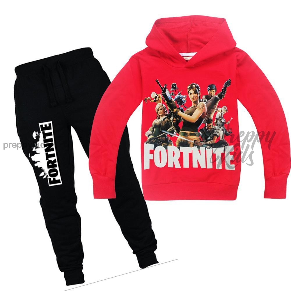Fortnite Red Track Suits (Season 1) 120 Suits