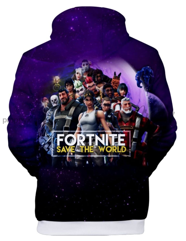 Fortnite Save The World 3D Hoodie Crew Hoodies