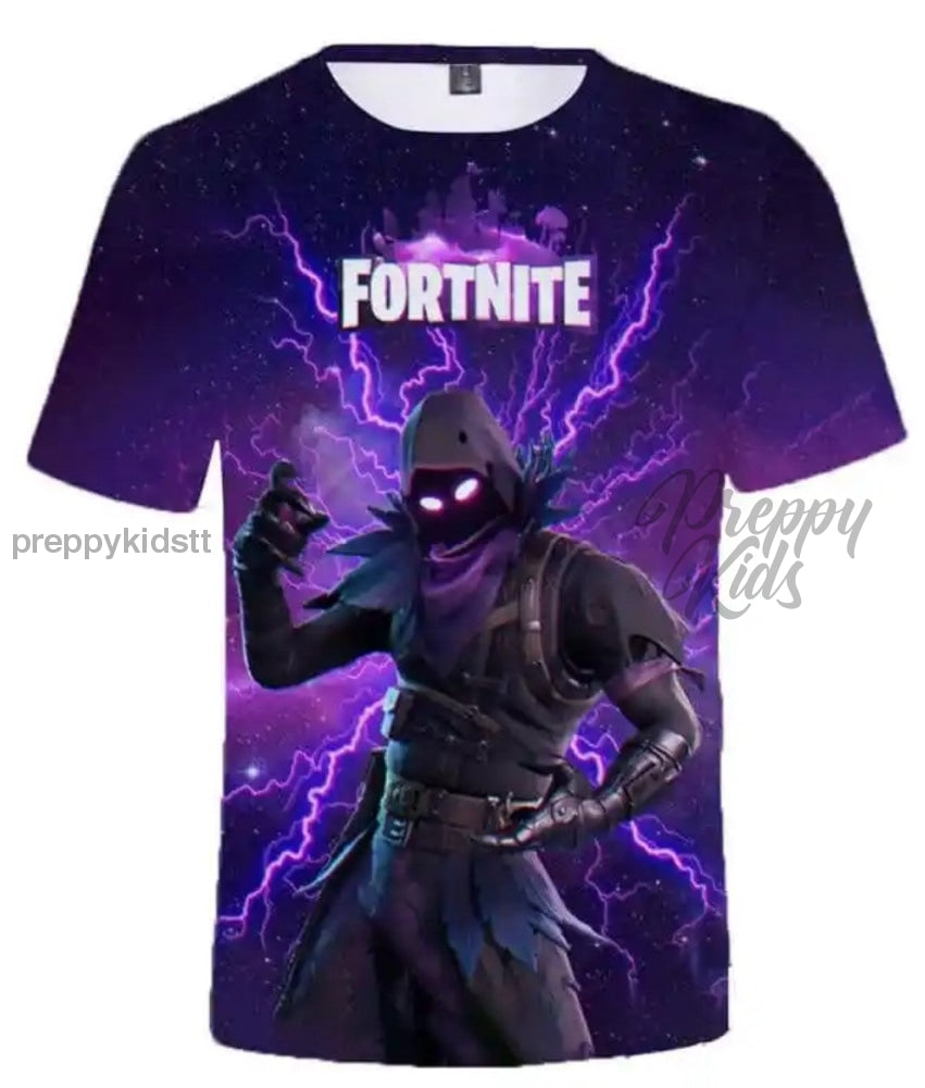 Fortnite Tshirt - Raven Character 3D Hoodies