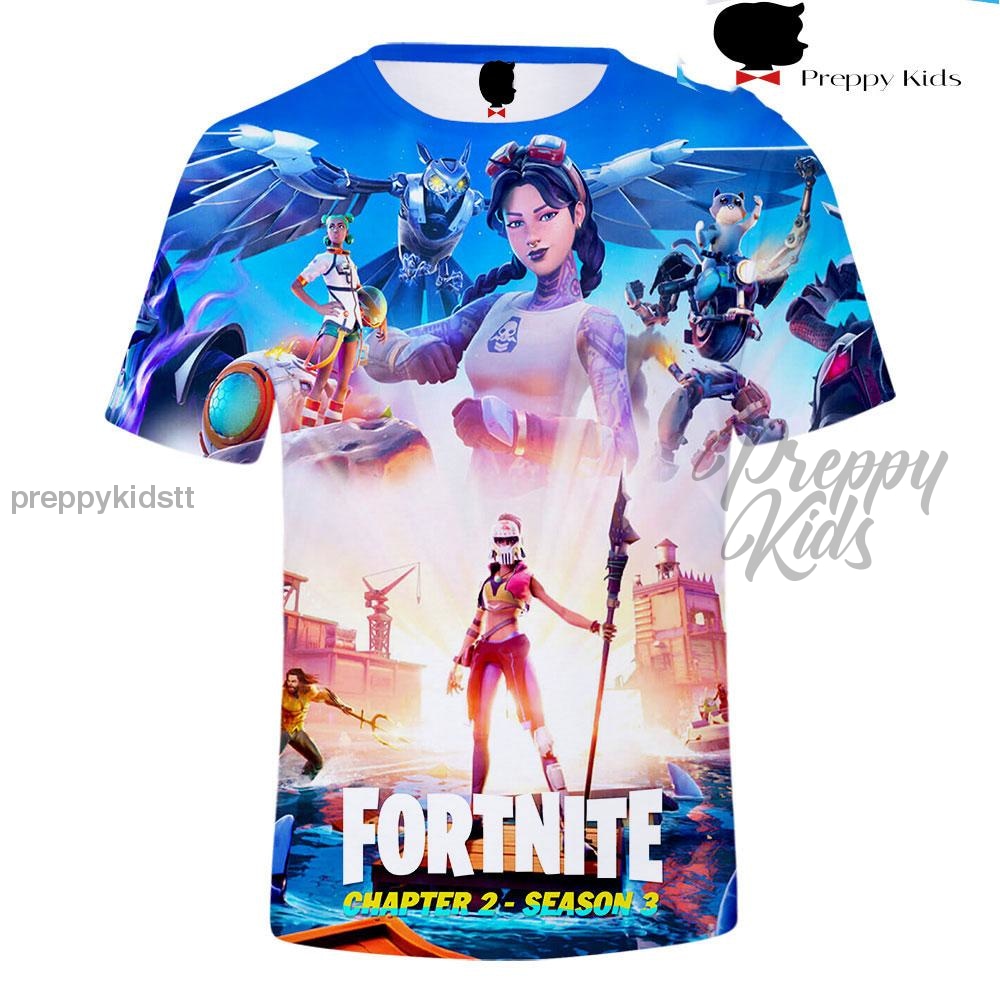 Ocean Fortnite Season 3 Chapter 2 3D Tshirt Hoodies