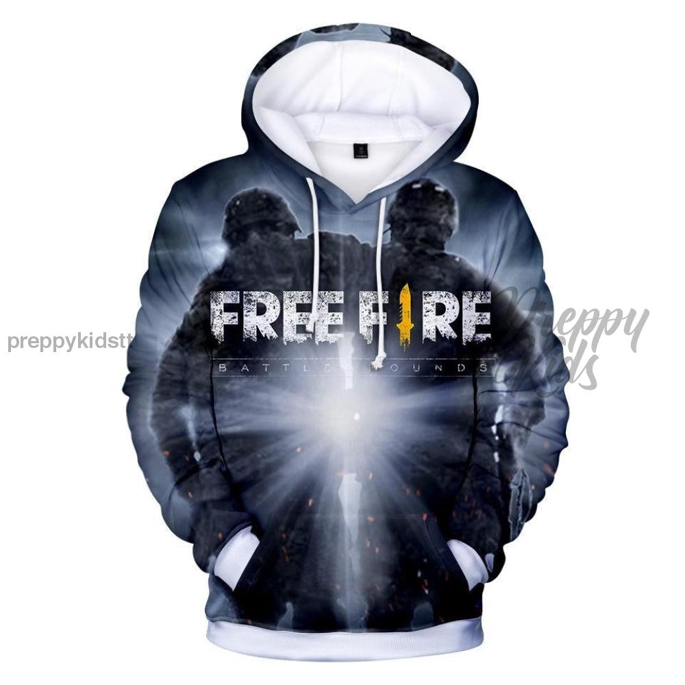 Free Fire 3D Hoodie (2 Men) 130Cm Hoodies