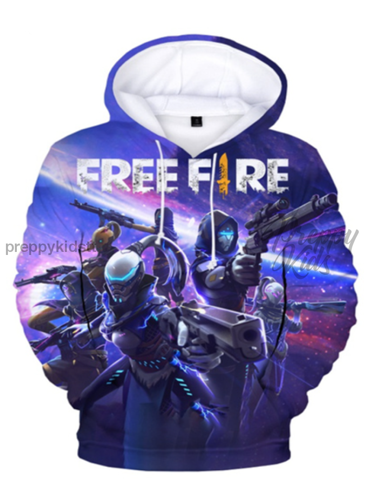 Free Fire Galaxy 3D Hoodie Hoodies