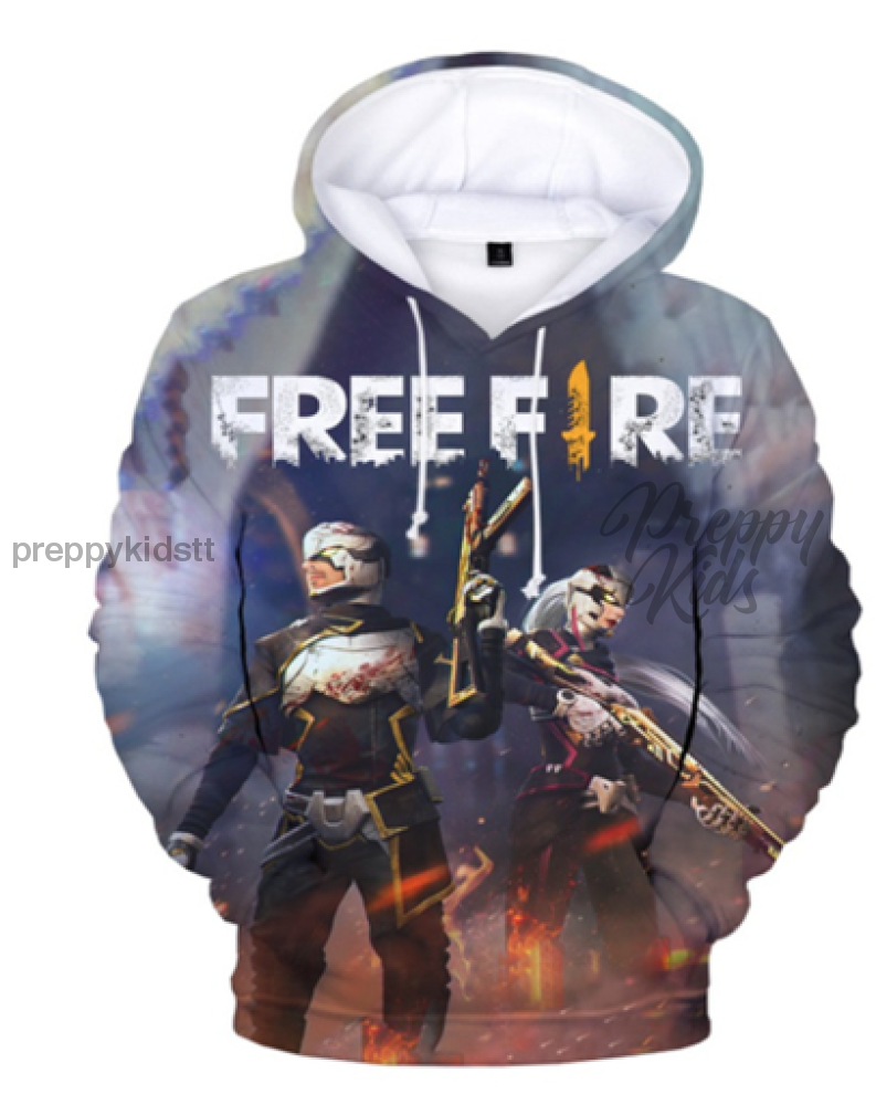 Free Fire Showdown Crew 3D Hoodie Hoodies