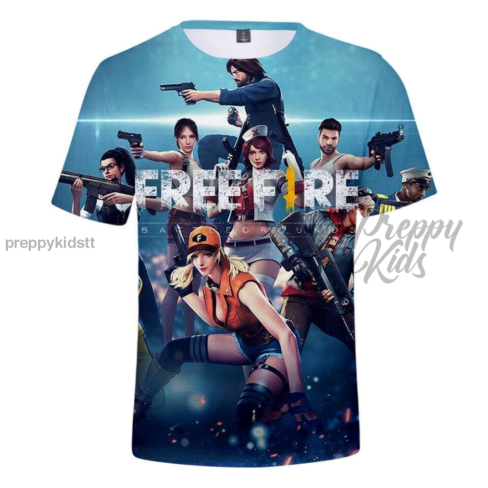 Free Fire Tshirts 3D Hoodies