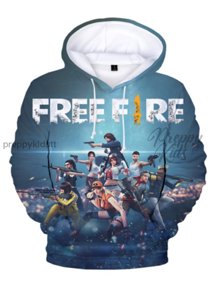 Free Fire Ultimate Squad 3D Hoodie Hoodies