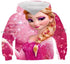 Frozen Hoodie Pink Elsa 3D Hoodies