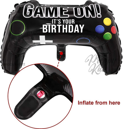 Game On Foil Balloon Party Decorations