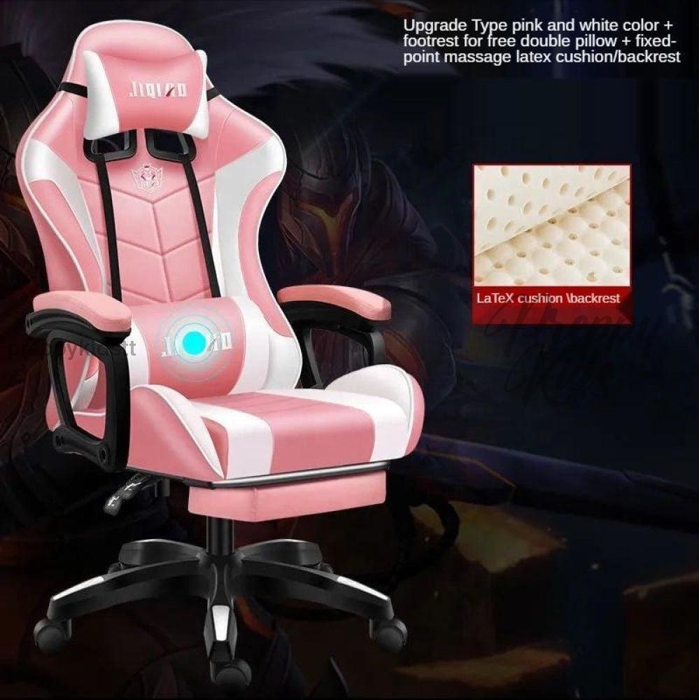 Gaming Led Chair By Jiqiao Pink