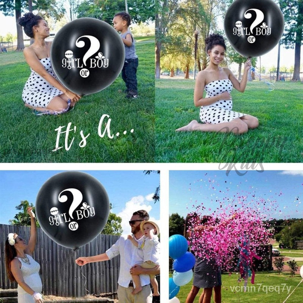 Gender Reveal 36 Latex Balloon Party Decorations