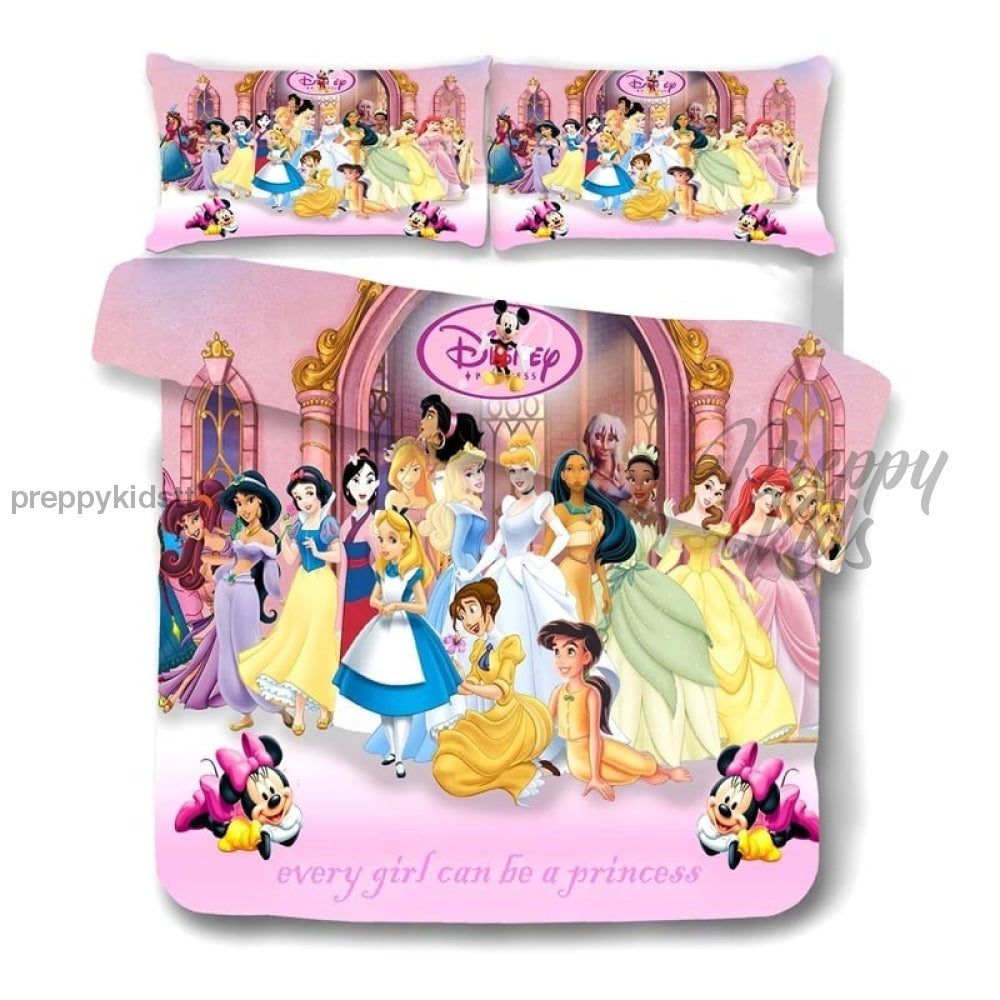 Girls Princess 3Pc Comforter Set Bed Sets