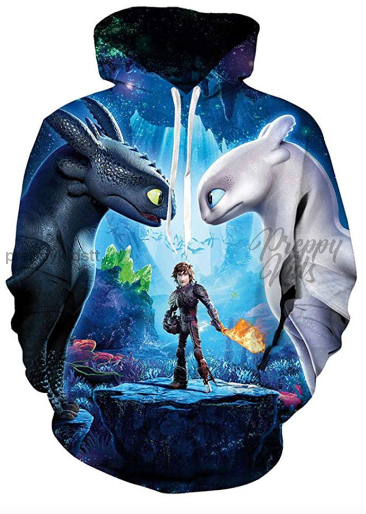 How To Train A Dragon 3D Hoodies 130Cm