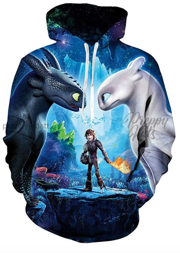How To Train A Dragon 3D Hoodies