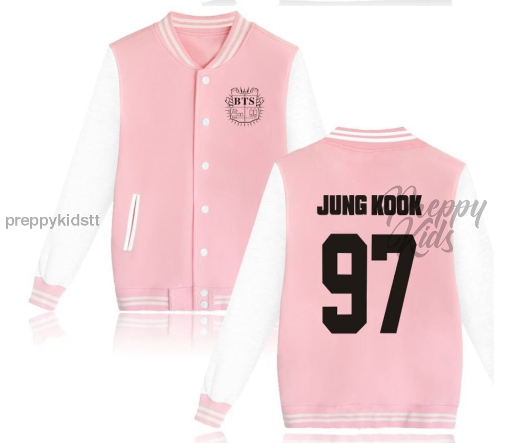 Jung Kook Bts Band Baseball Jacket 3D Hoodies