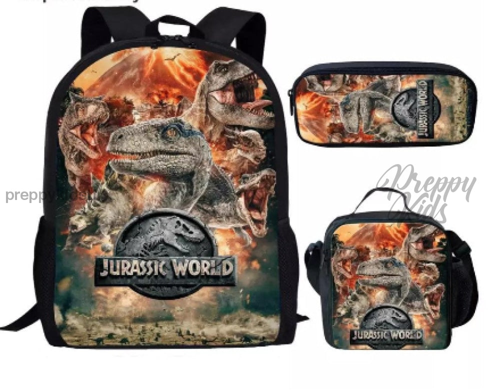 Jurass1C W0Rld Backpack Set (3Pc) Backpack