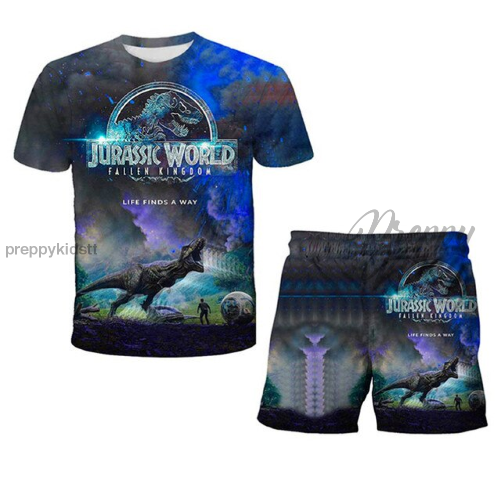 Jurassic World Outfit (Top And Pants) Blue Edition Track Suits