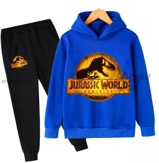 Jurassic World Track Suit (Blue) With Front Pockets Suits