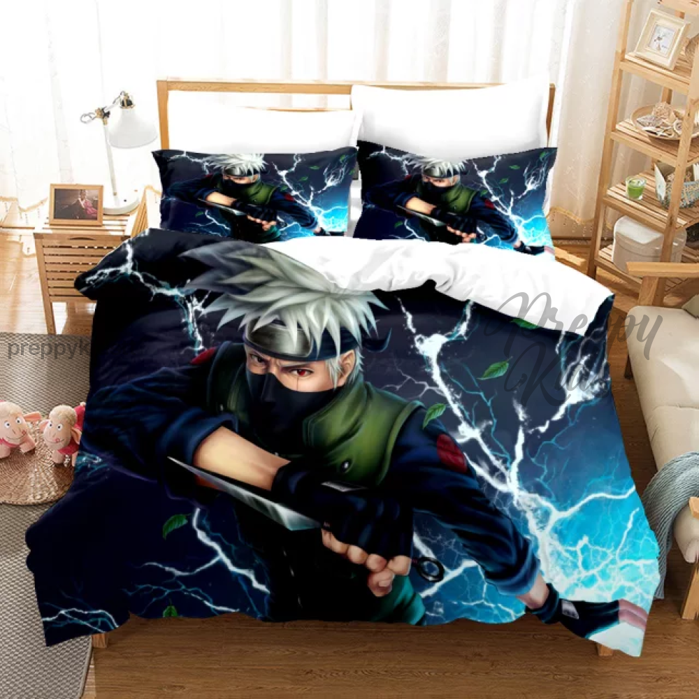 Kakashi Bed Ultra 3Pc Comforter Set Bed Sets