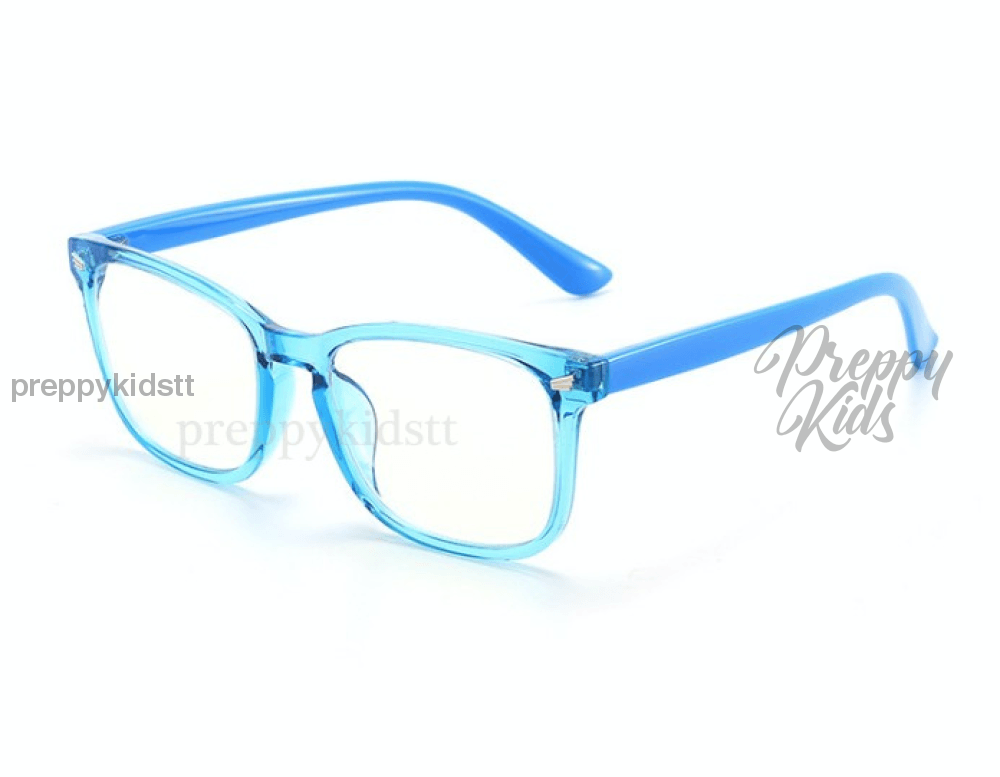 Kids Blue Light Glasses (Clear Blue) (Non-Prescription)