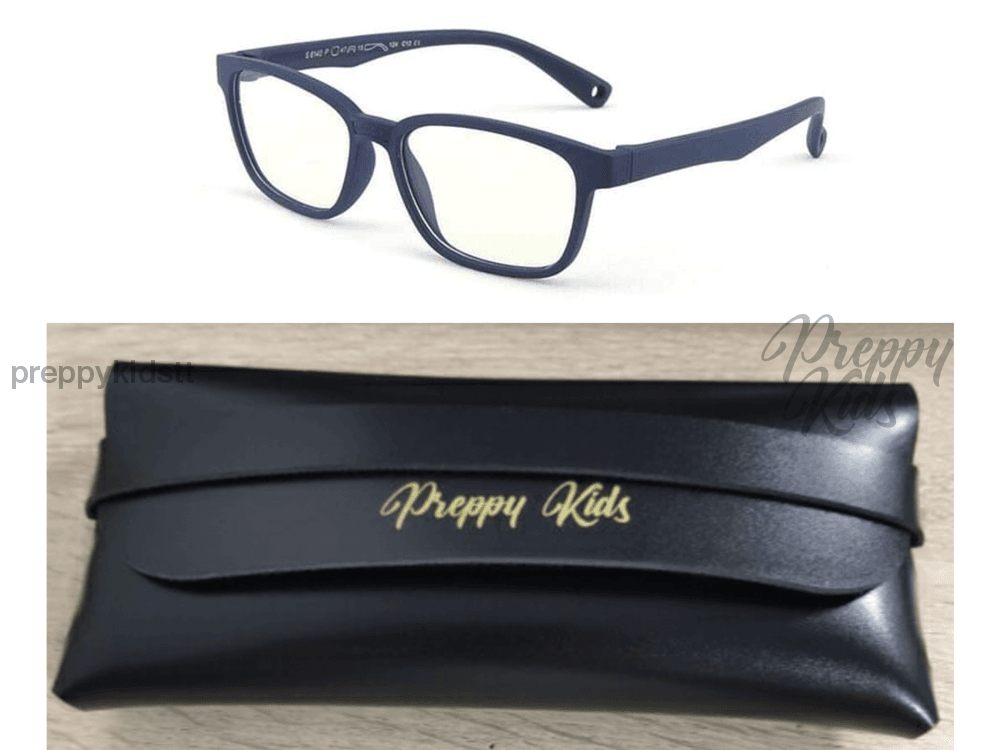 Kids Blue Light Glasses (Navy Blue) (Non-Prescription)