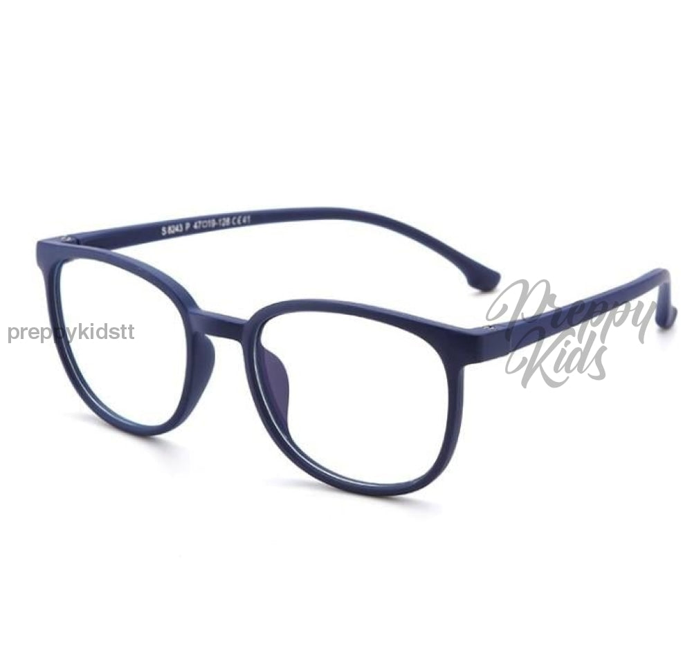 Kids Blue Light Glasses (Retro Navy) (Non-Prescription)