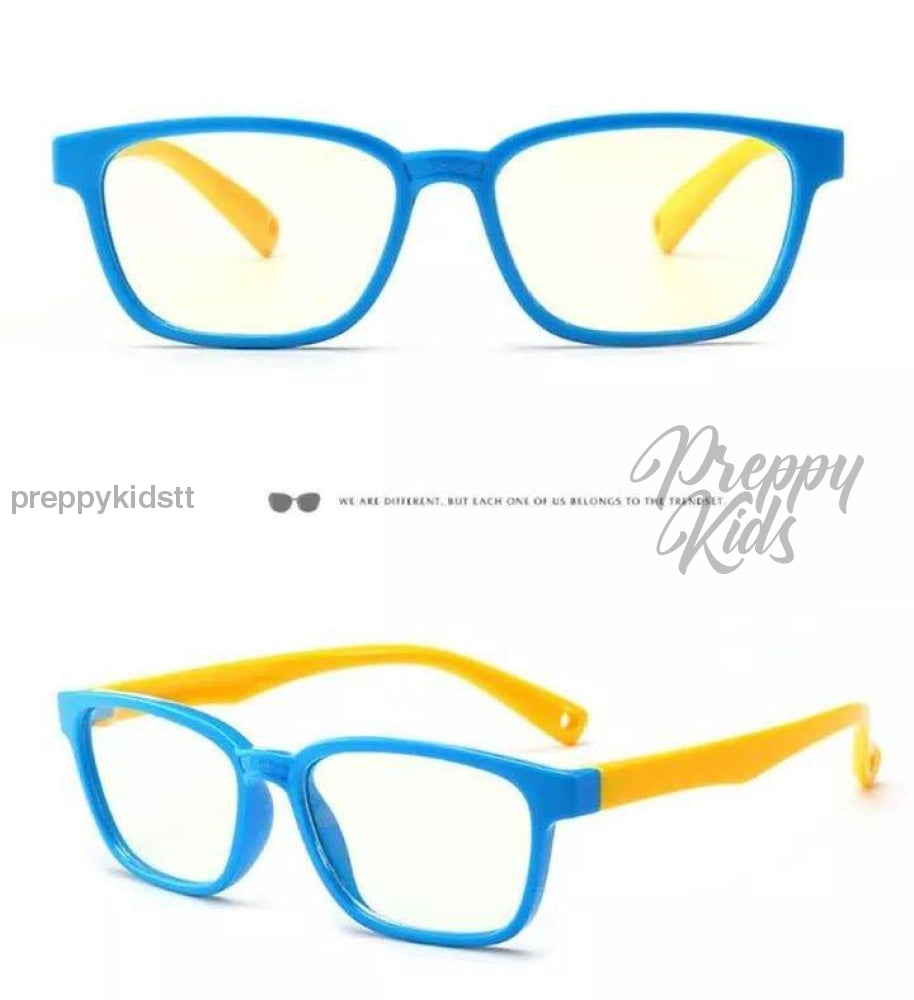 Kids Blue Light Glasses (Blue &amp; Yellow) (Non-Prescription)