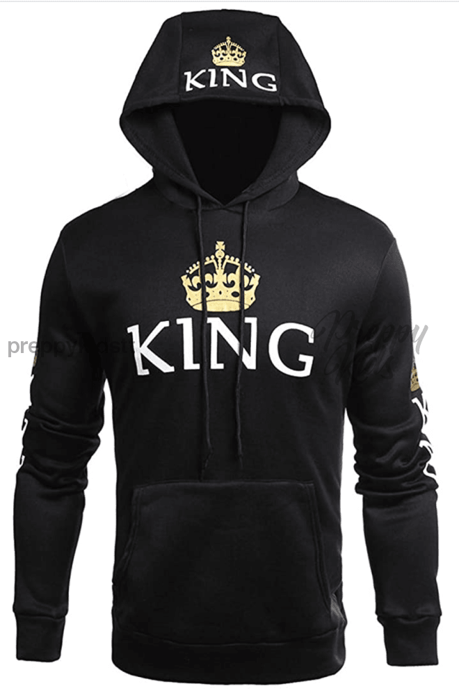 King & Queen Cotton Hoodie Xxs / King 3D Hoodies