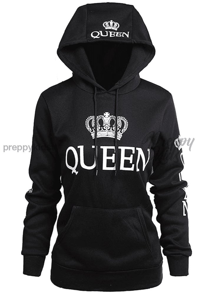 King & Queen Cotton Hoodie Xxs / Queen 3D Hoodies