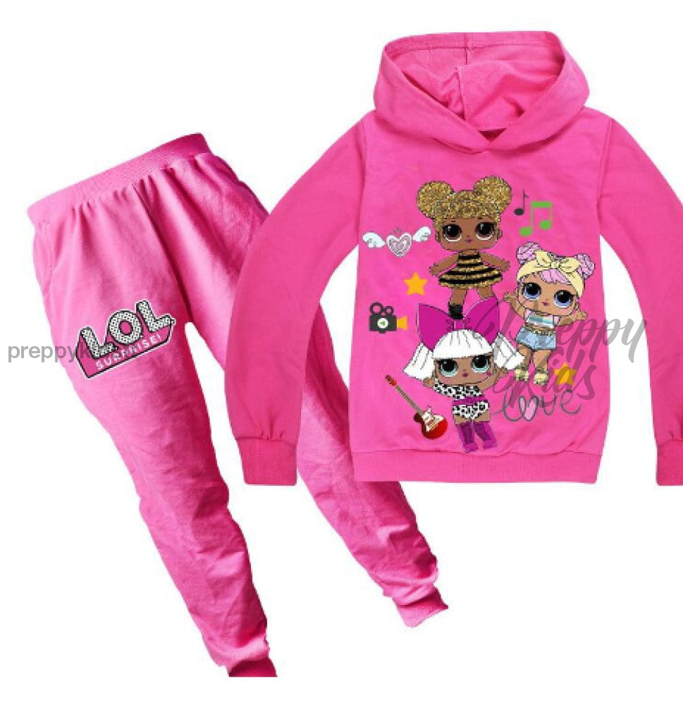 Lol All Star Crew Track Suit (Full Pink) Suits