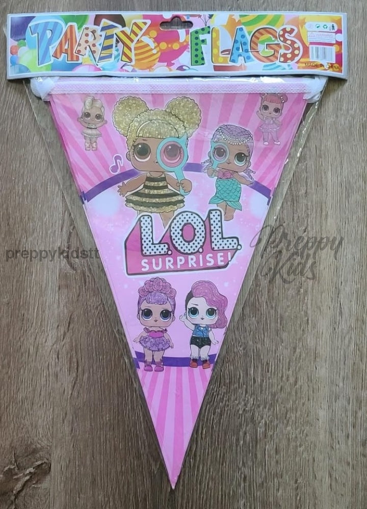 Lol Flag /banner Party Decorations