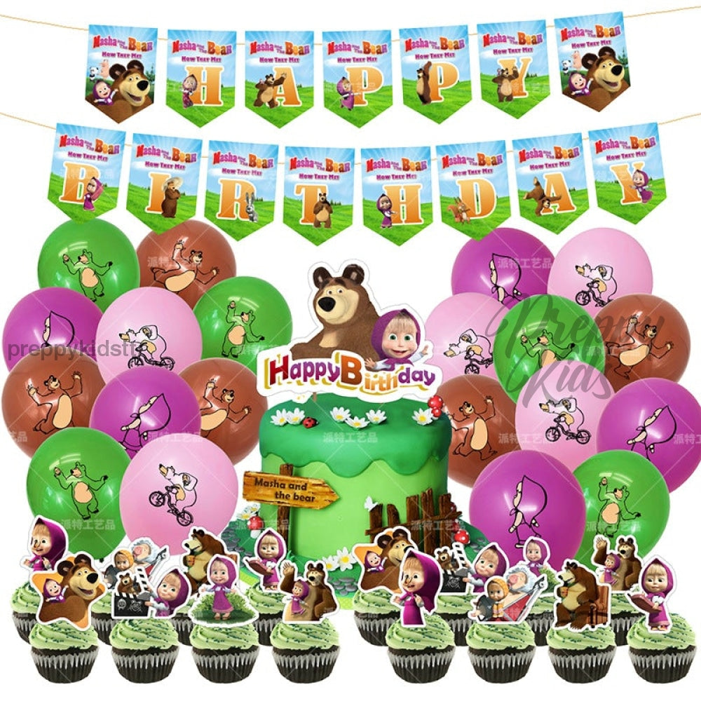 Marsha And The Bear Party Decorations