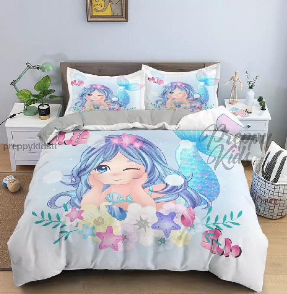 Mermaid Cutie Bed 3Pc Comforter Set Bed Sets