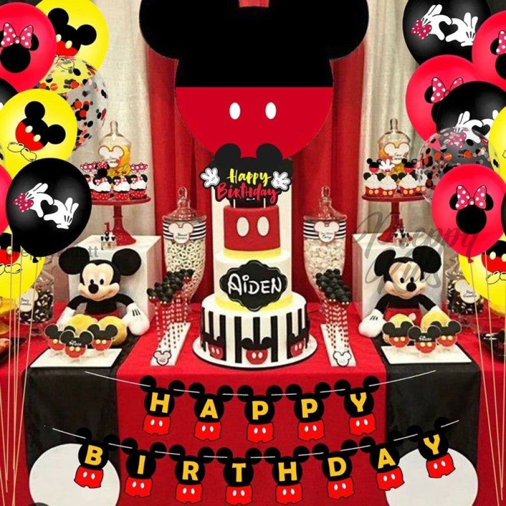 Mickey Mouse Party Decoration Package Decorations