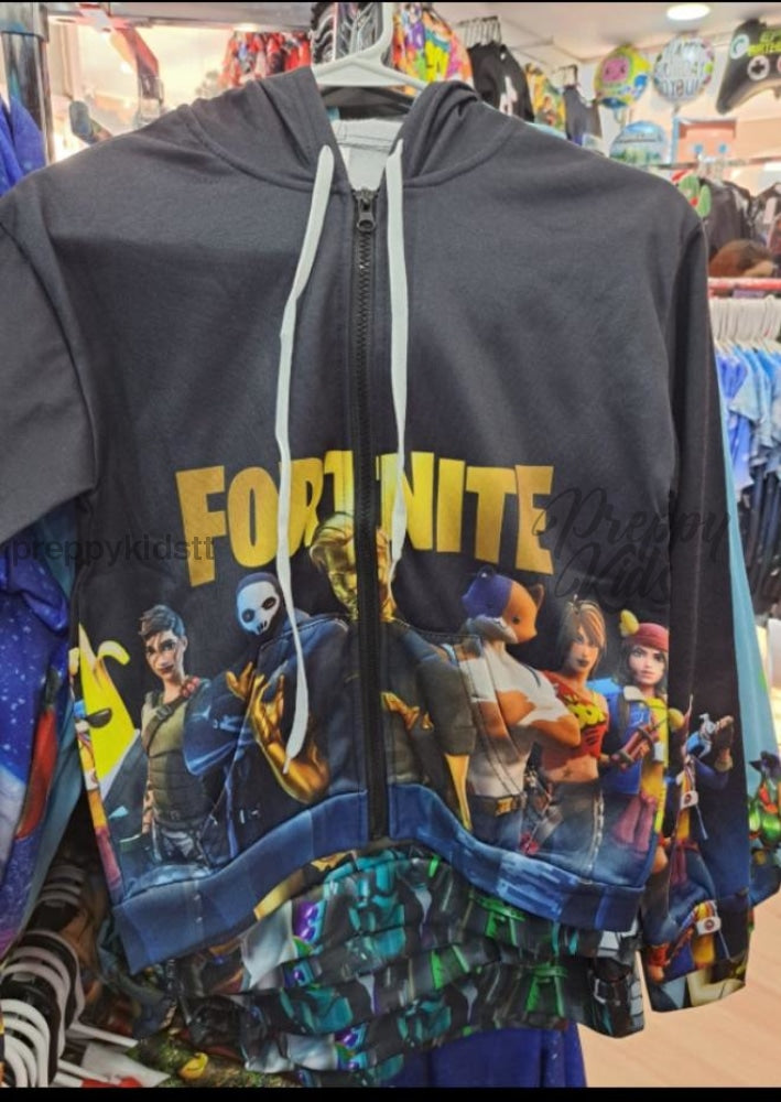 Midas Fortnite Zipper Hoodie 3D Hoodies