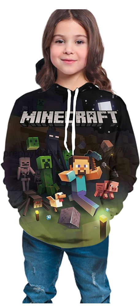 Minecraft 3D Hoodie Crew Hoodies