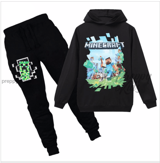 Minecraft Track Suits (1St Edition) (Black) Suits