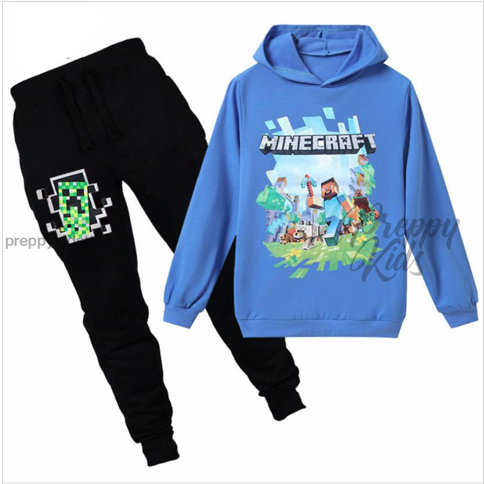 Minecraft Track Suits (1St Edition) (Blue) Suits