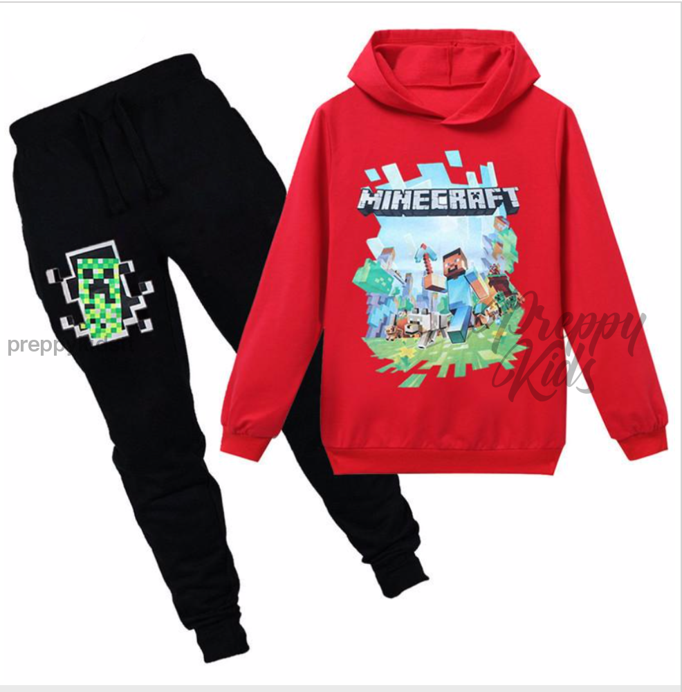 Minecraft Track Suits (1St Edition) (Red) Suits