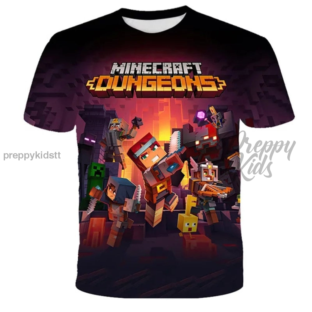 Minecraft Tshirt (Dungeons #2) 3D Hoodies
