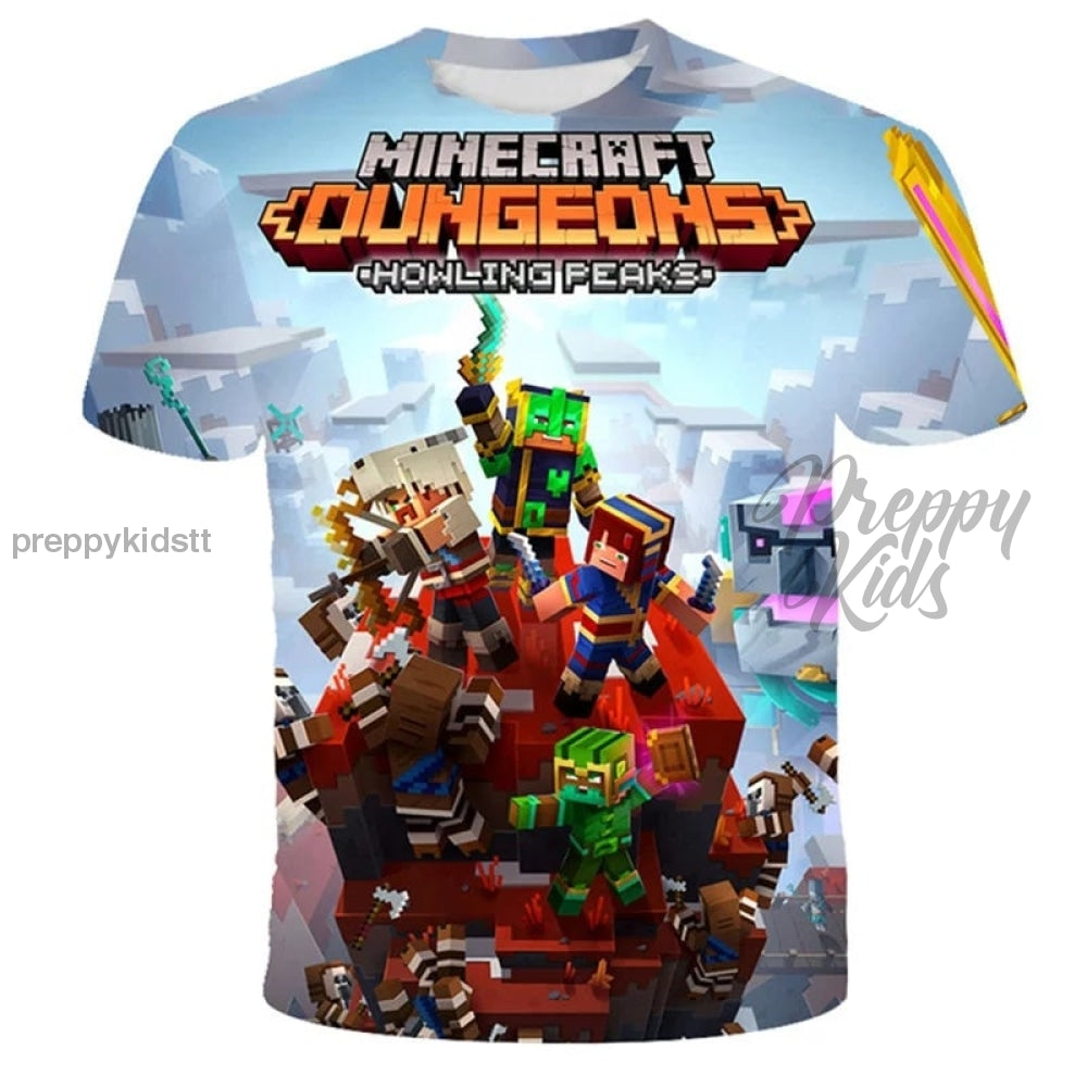 Minecraft Tshirt Howling Peak Dungeons 3D Hoodies